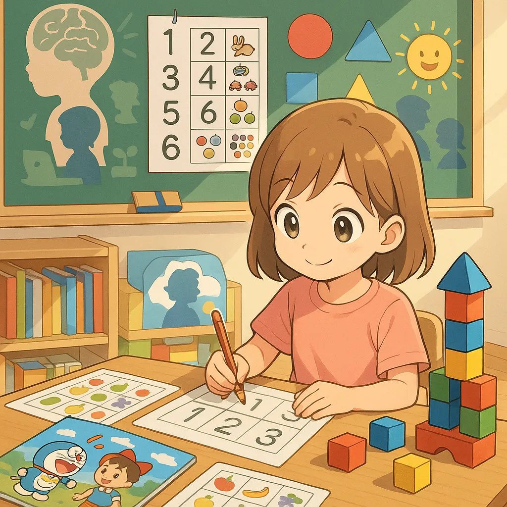 6歳までに響くプリント教材×具体物｜株式会社日研教育学院の視点